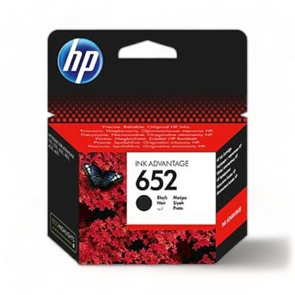 ראש דיו שחור מקורי hp 652